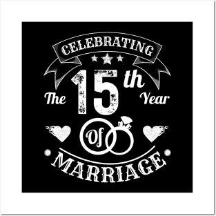 Celebrating The 15th Year Of Marriage Posters and Art